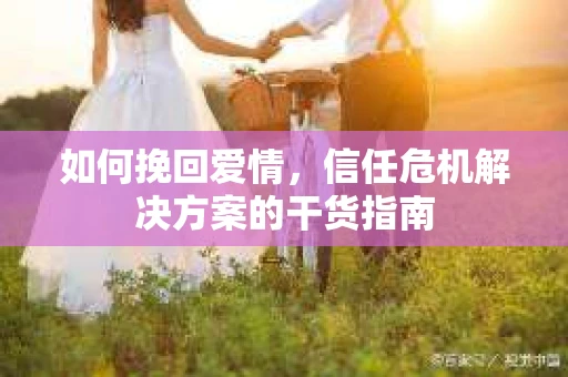 如何挽回爱情，信任危机解决方案的干货指南