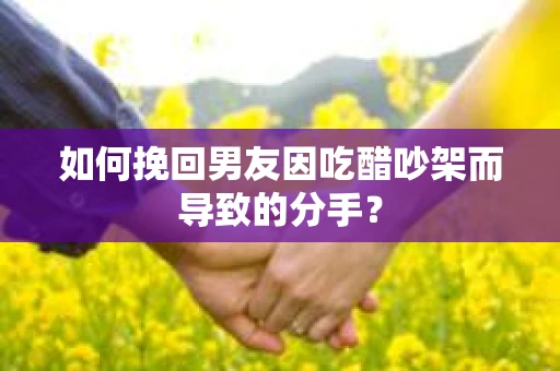 如何挽回男友因吃醋吵架而导致的分手？