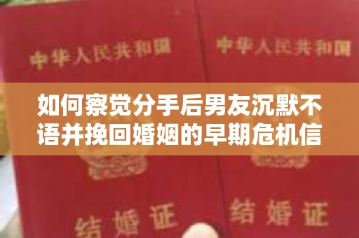 如何察觉分手后男友沉默不语并挽回婚姻的早期危机信号？