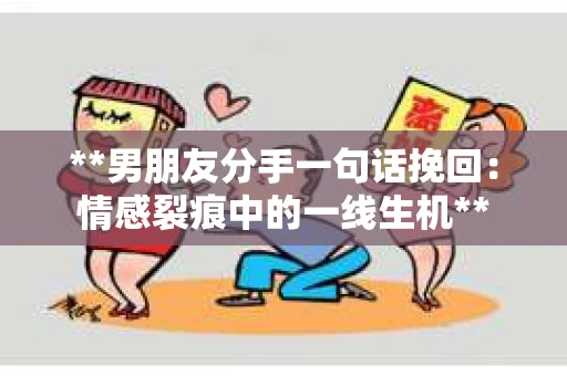 **男朋友分手一句话挽回：情感裂痕中的一线生机**