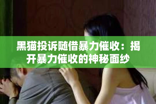 黑猫投诉随借暴力催收：揭开暴力催收的神秘面纱