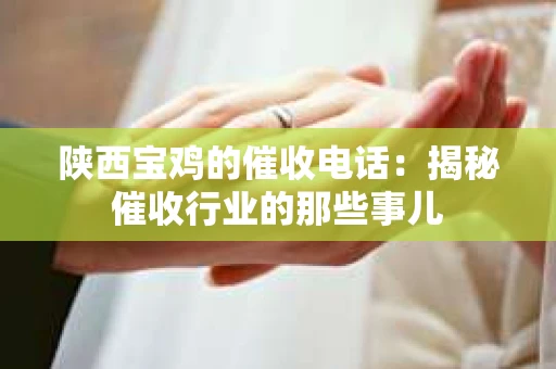 陕西宝鸡的催收电话：揭秘催收行业的那些事儿