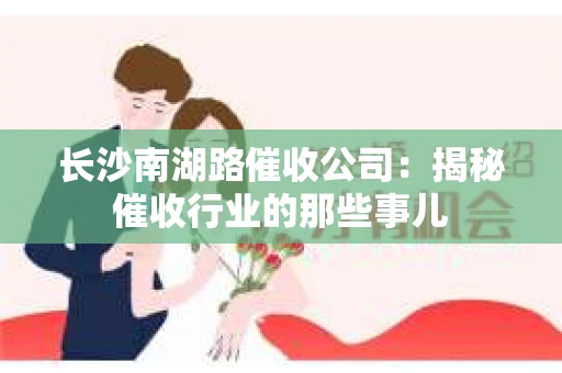 长沙南湖路催收公司：揭秘催收行业的那些事儿