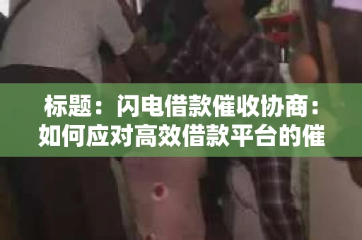 标题：闪电借款催收协商：如何应对高效借款平台的催收策略