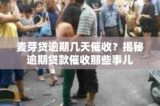 麦芽贷逾期几天催收？揭秘逾期贷款催收那些事儿
