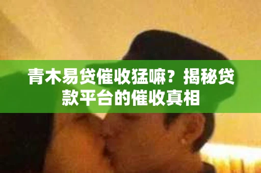 青木易贷催收猛嘛？揭秘贷款平台的催收真相