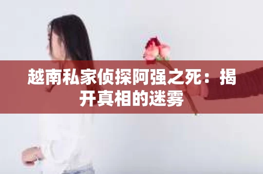 越南私家侦探阿强之死：揭开真相的迷雾