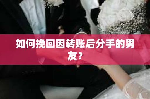 如何挽回因转账后分手的男友？